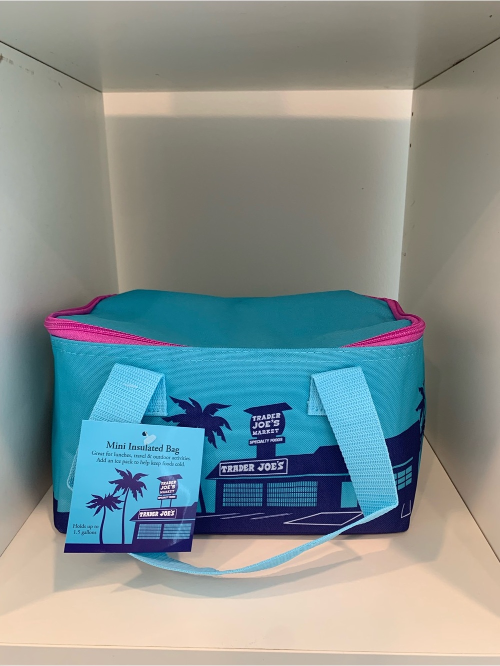 NWT-TRENDY- Trader Joe's Mini Insulated Bag - Summer 2026. Sold out in the store